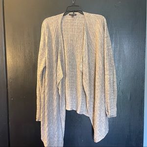 Eileen Fisher Oatmeal Cardigan 100% Linen Sz XL